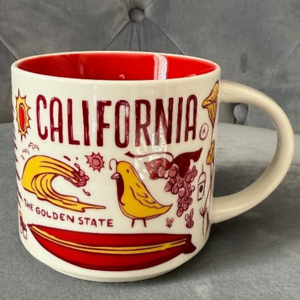 Starbucks California Been There Series Ceramic Coffee Mug, 14 Oz